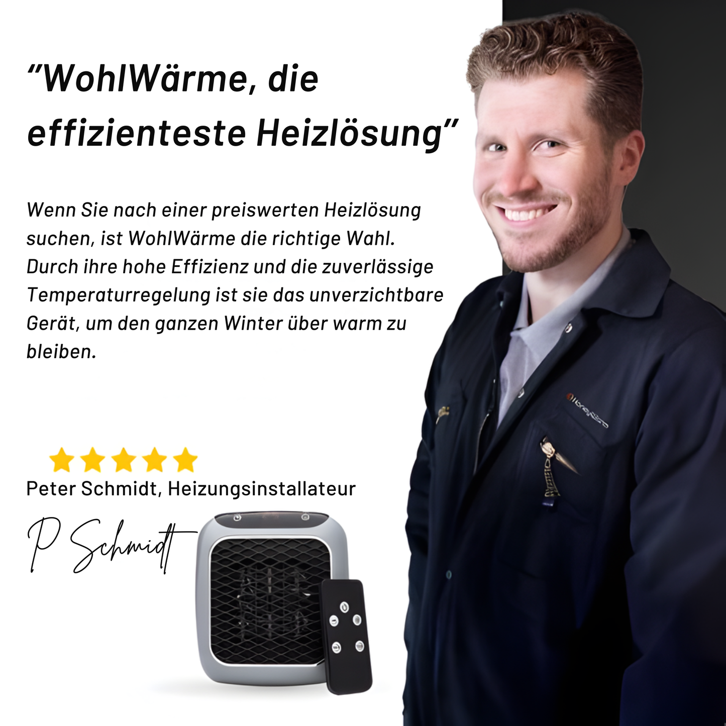 Erwärmen Sie Ihr Zuhause sofort mit WohlWärme